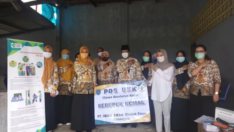 Tingkatkan Kesehatan Pekerja, Puskesmas Cipas Bentuk Pos UKK