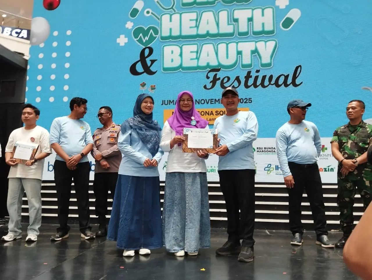 Puncak Peringatan HKN 2025, Pemkot Depok Hadirkan Layanan Kesehatan Gratis Sampai Penghargaan Bagi Kader