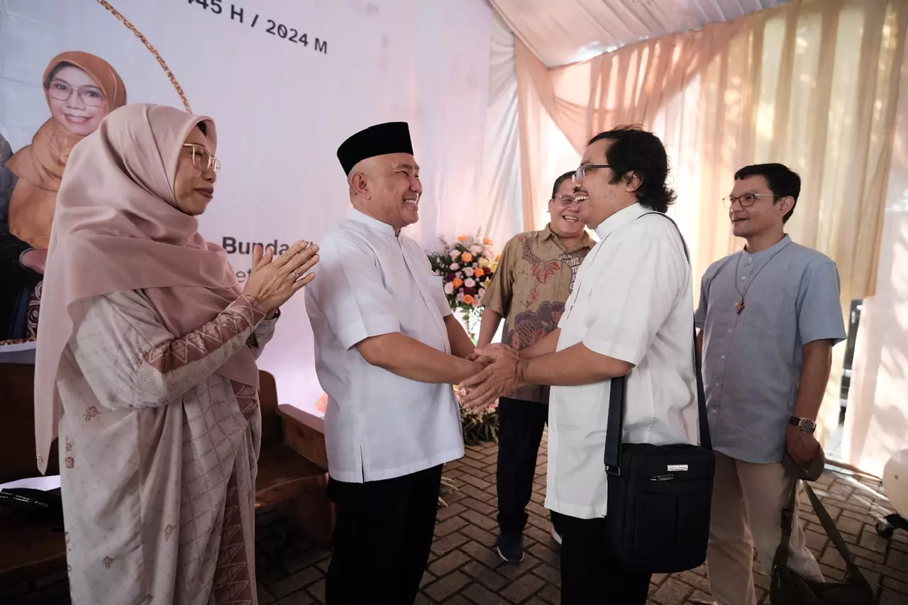 Perwakilan Umat Kristiani Kunjungi Kediaman Wali Kota Depok Saat Hari Raya Idulfitri 1445 H