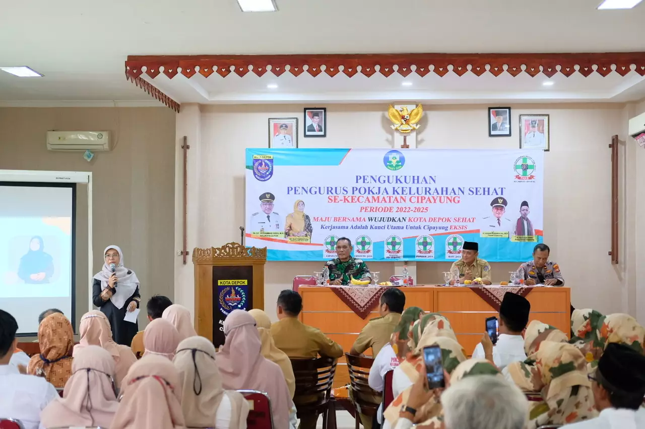 Pengukuhan Pengurus Pokja Kelurahan Sehat se-Kecamatan Cipayung
