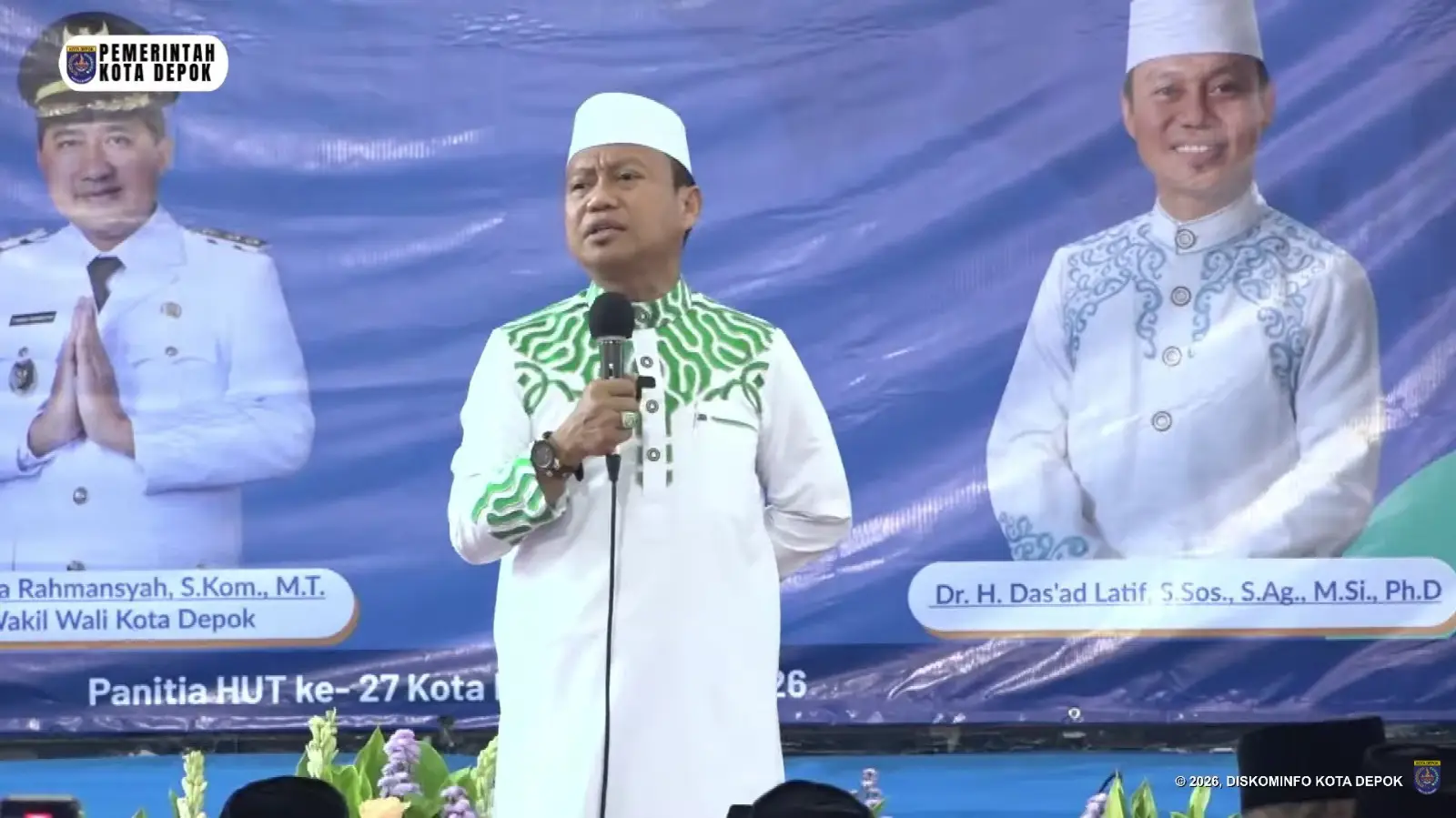 Ustaz Das’ad Latif Ungkap 4 Pilar Kunci Depok Maju dan Makmur di Usia ke-27