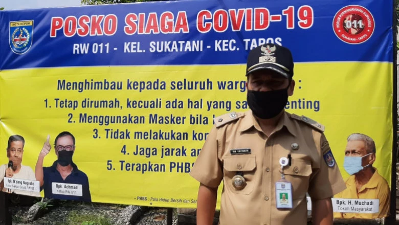 Kelurahan Sukatani Ikut Bantu Tingkatkan Partisipasi Pemilih di Tengah Pandemi