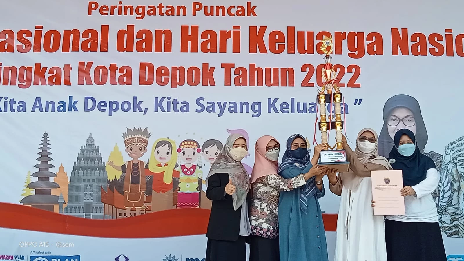 Kecamatan Sawangan Sabet Juara Umum Lomba Ketahanan Keluarga Tingkat Kota