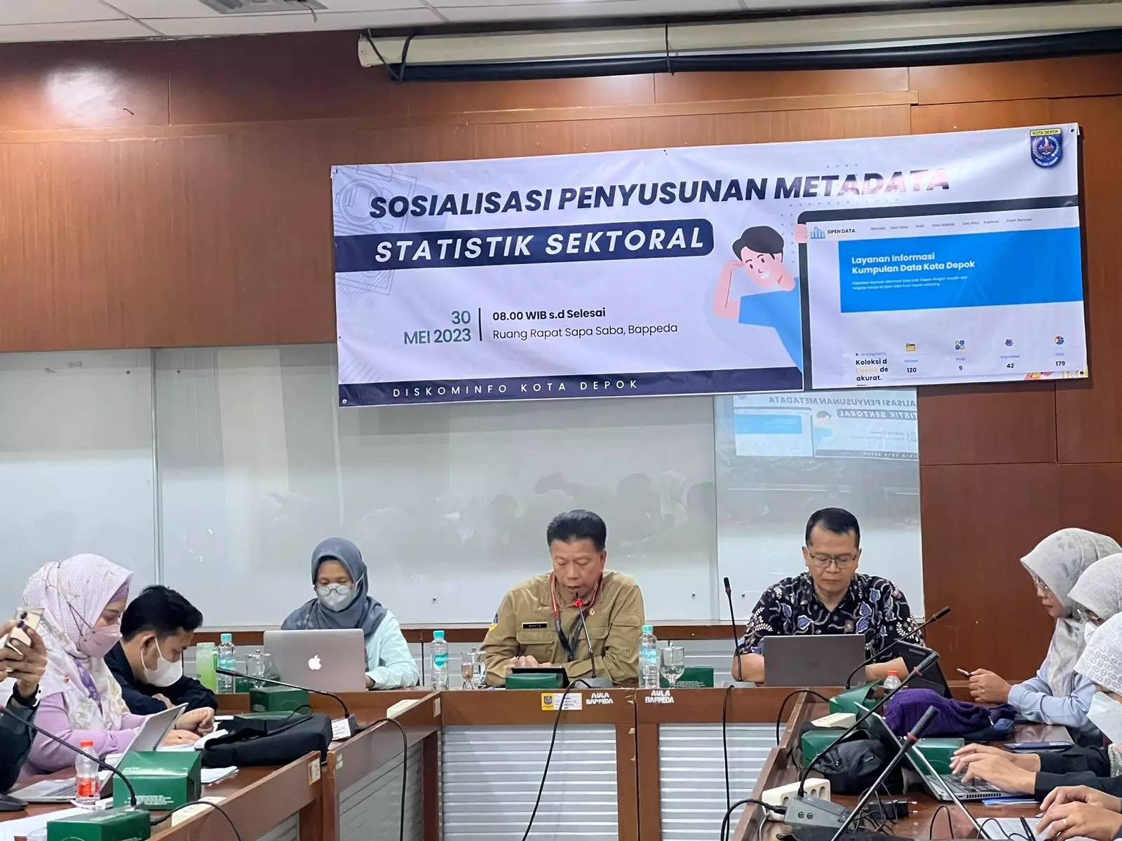 Penyusunan Metadata Statistik Sektoral Kota Depok Masuk Tahap Penginputan Portal Sadepok