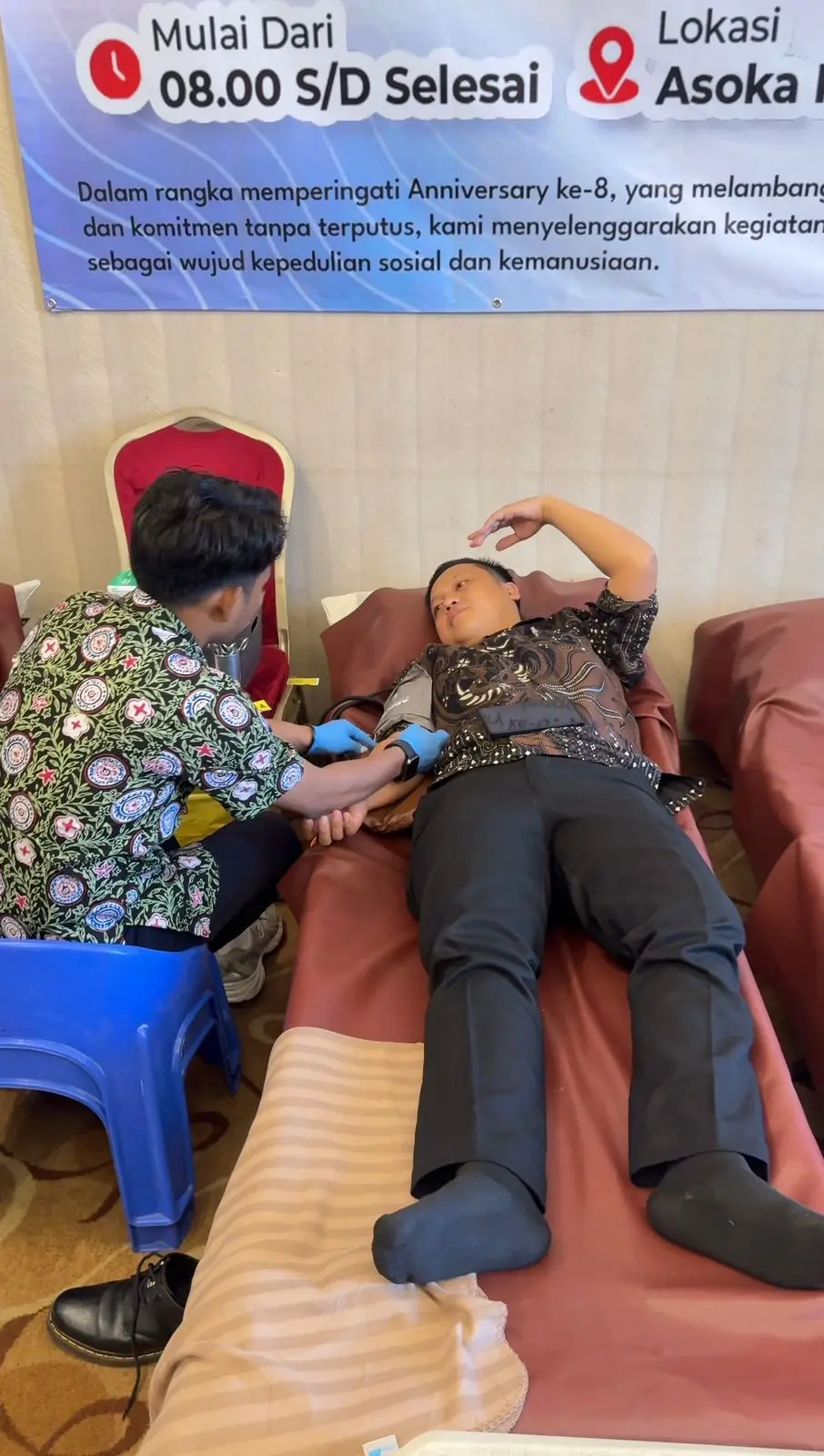 Donor Darah HUT ke-8, Hotel Savero Depok Kumpulkan 50 Kantong Darah
