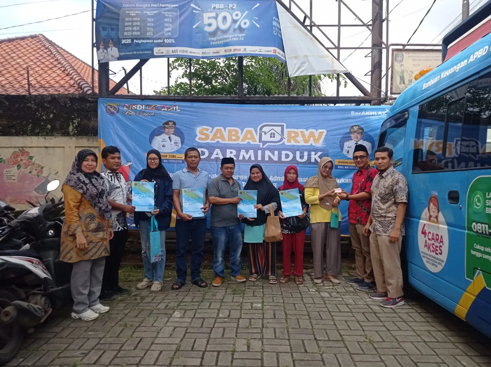 Saba RW Darminduk Diserbu Warga Cinangka, Layanan KK dan KIA Paling Diminati