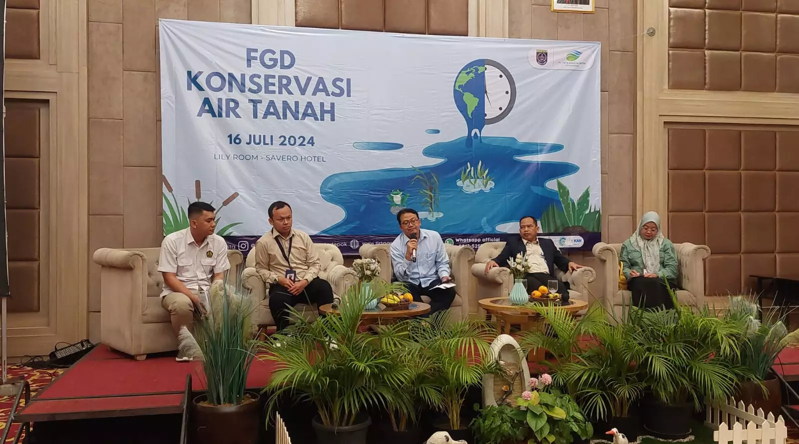 Berikan Solusi Berkelanjutan, PT Tirta Asasta Depok Gelar FGD Konservasi Air Tanah