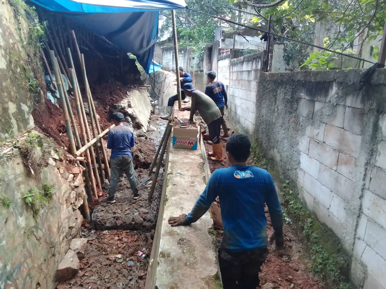 Longsor di Pemakaman Kemiri Muka, Satgas Perkuat Struktur Tanah