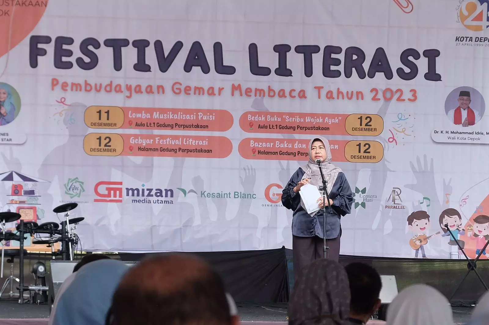 Festival Literasi 2023 Upaya Pemkot Depok Bangkitkan Semangat Gemar Membaca