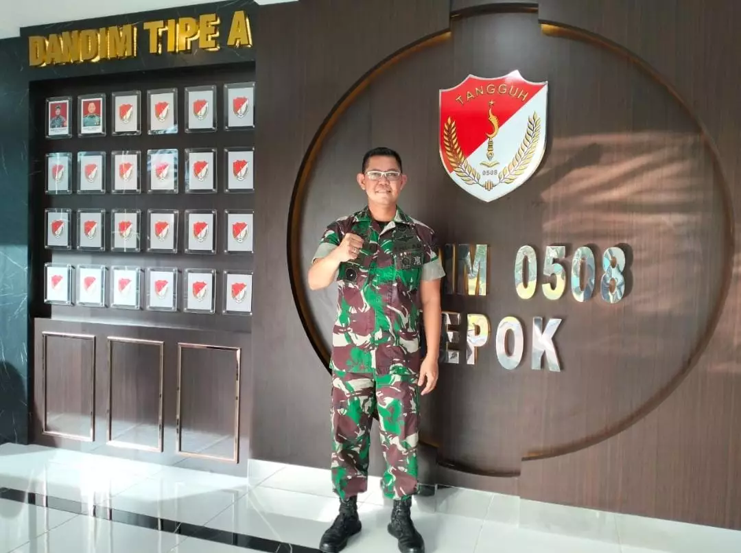 Kolonel Inf Elvino Percantik Makodim 0508/Depok