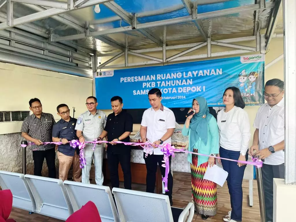 Resmikan Ruang Pelayanan PKB, Kepala P3DW Kota Depok 1: Semoga Lebih Nyaman