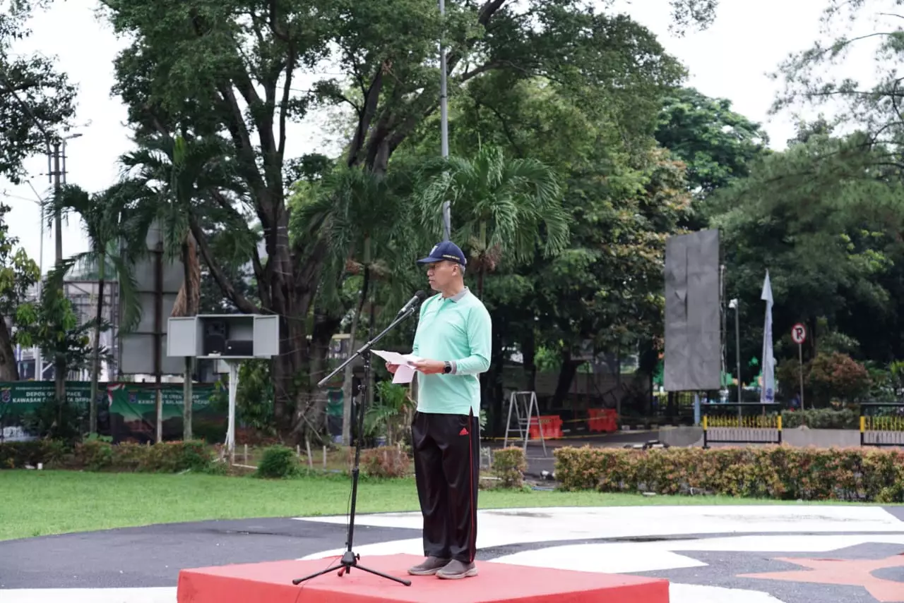 Pimpin Apel Pagi, Kepala Disnaker Sampaikan Sejumlah Hal
