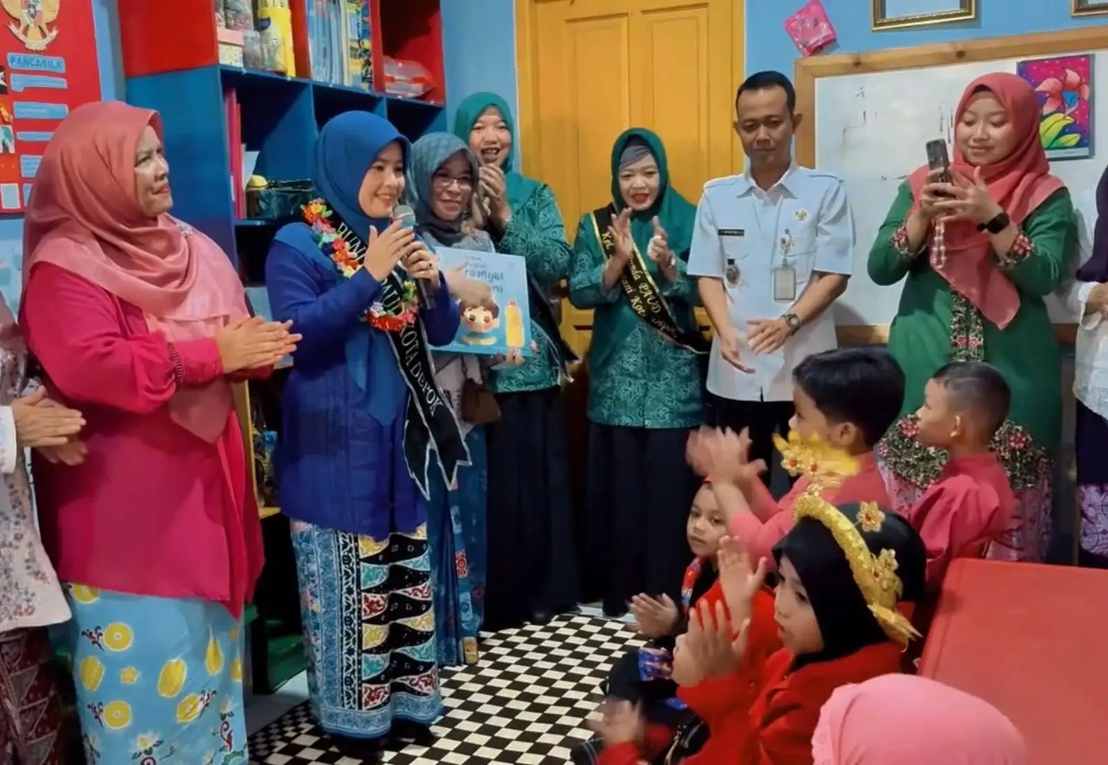 PAUD Jadi Tempat Awal Anak Mengenal Dunia, Cing Ikah Gaungkan Wajib Belajar 13 Tahun