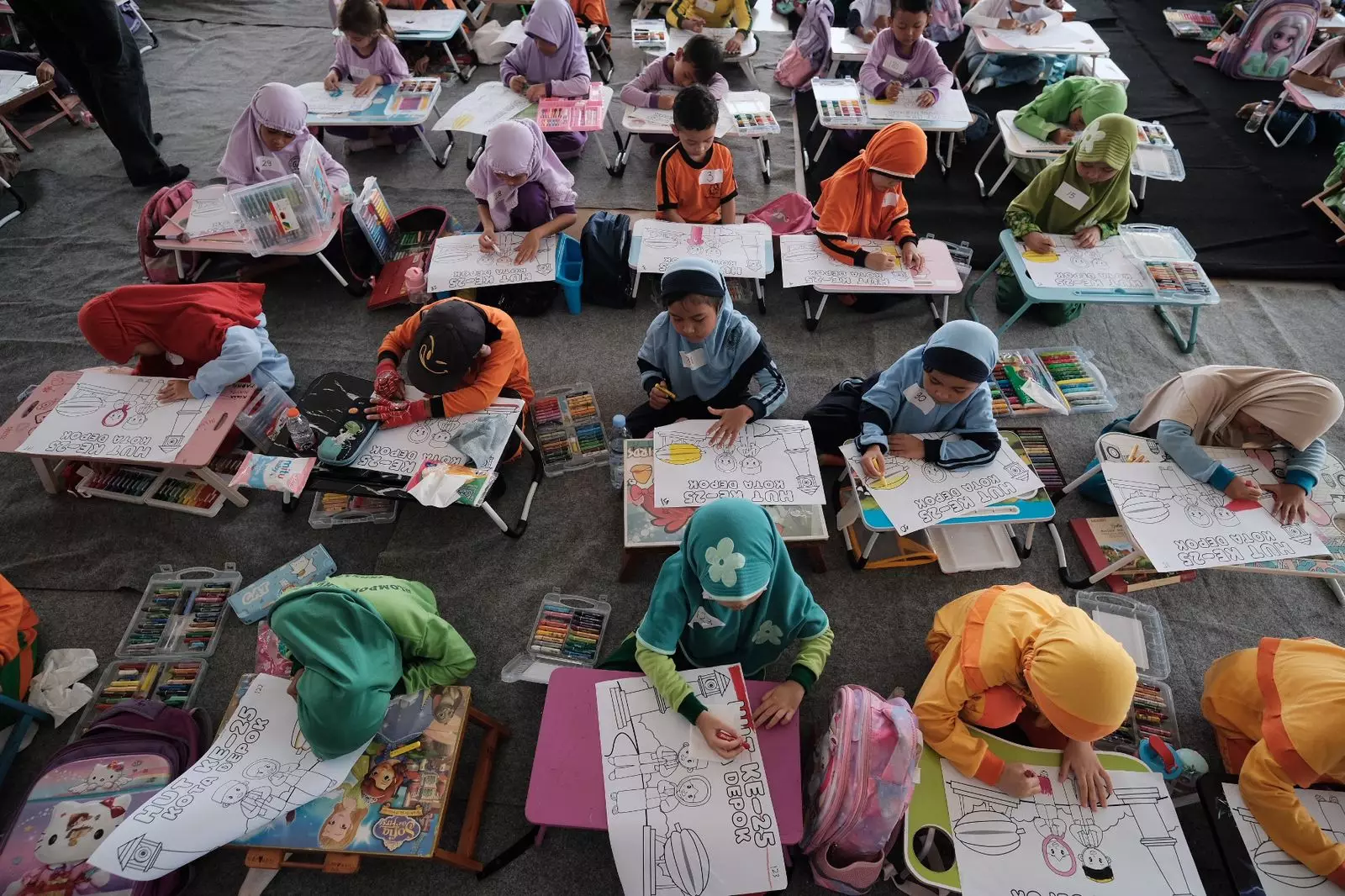 Ini Dia Para Pemenang Lomba Mewarnai Tingkat PAUD Sambut Hari Jadi ke-25 Depok