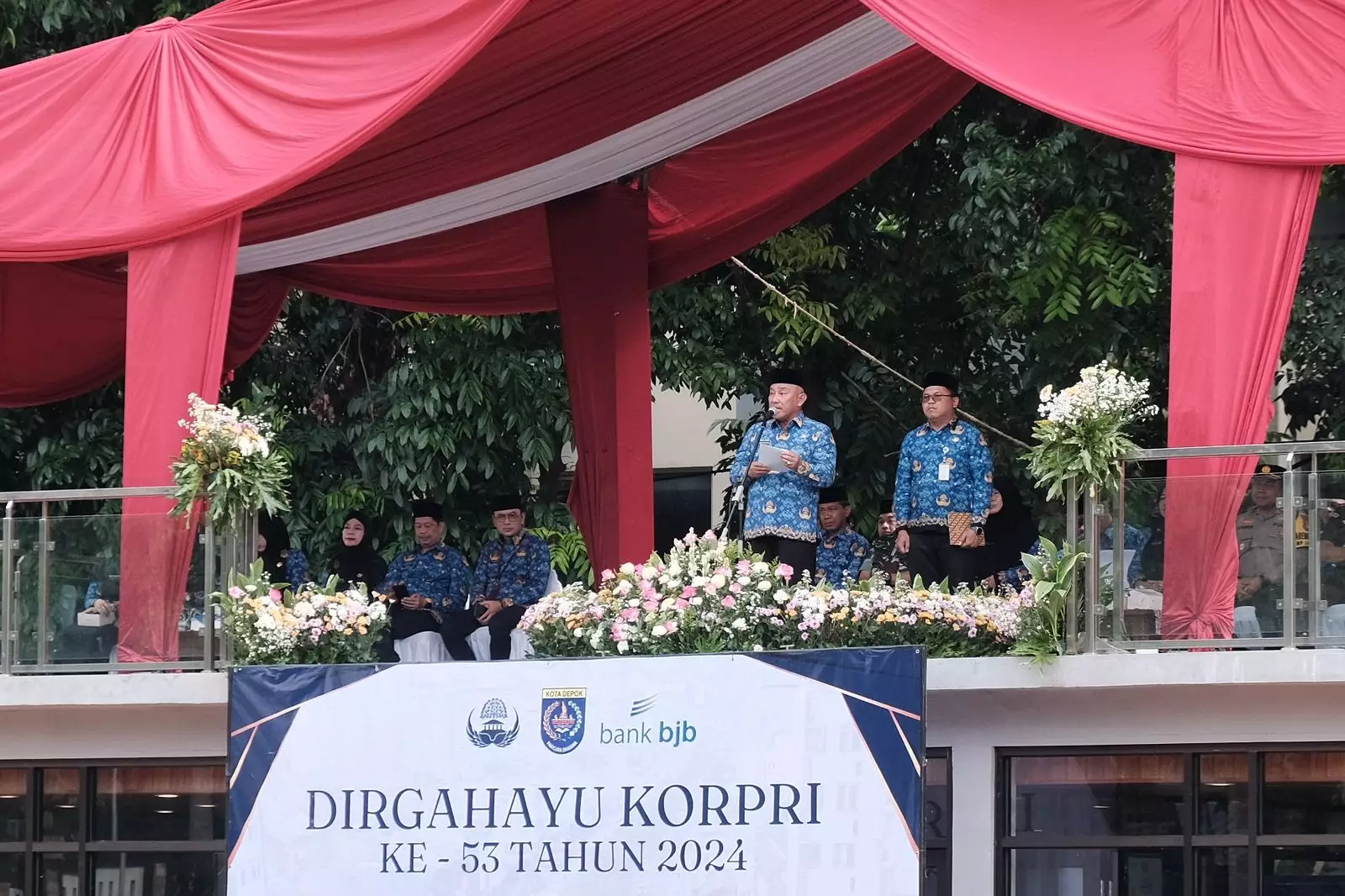 Puncak HUT ke-53 Korpri, Wali Kota Depok Bacakan Amanat Presiden 