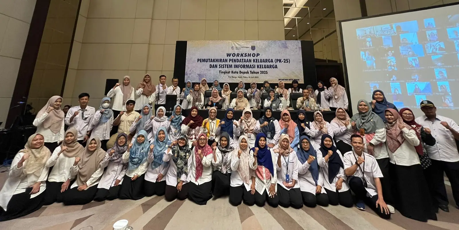 Persiapan Pendataan Keluarga 2025, DP3AP2KB Depok Gelar Pertemuan dengan Ratusan Kader