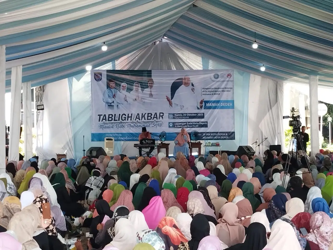 Tabligh Akbar Maulid Nabi Muhammad Tingkat Kota Depok, Hadirkan Mamah Dedeh