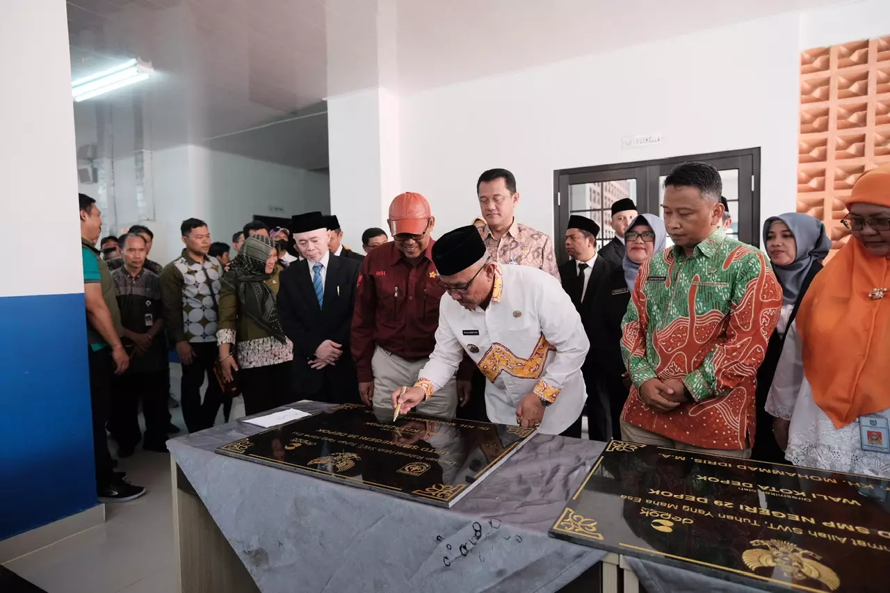 Wali Kota Depok Resmikan Sejumlah Pembangunan Gedung Sekolah