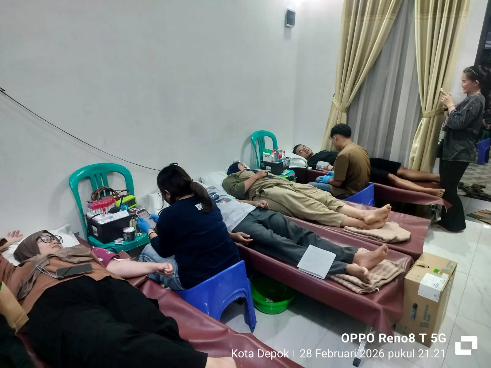 Donor Darah di Tapos Kumpulkan 27 Kantong Darah